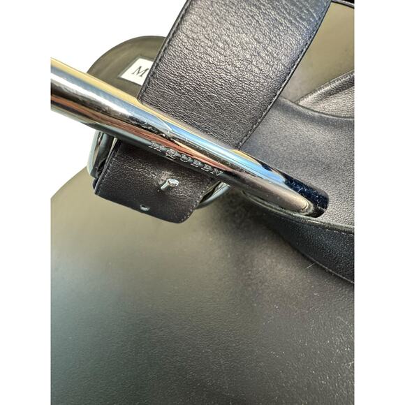 Alexander McQueen NIB Birdee Pointed Toe Mule in Black Size 39.5 - Picture 6 of 13